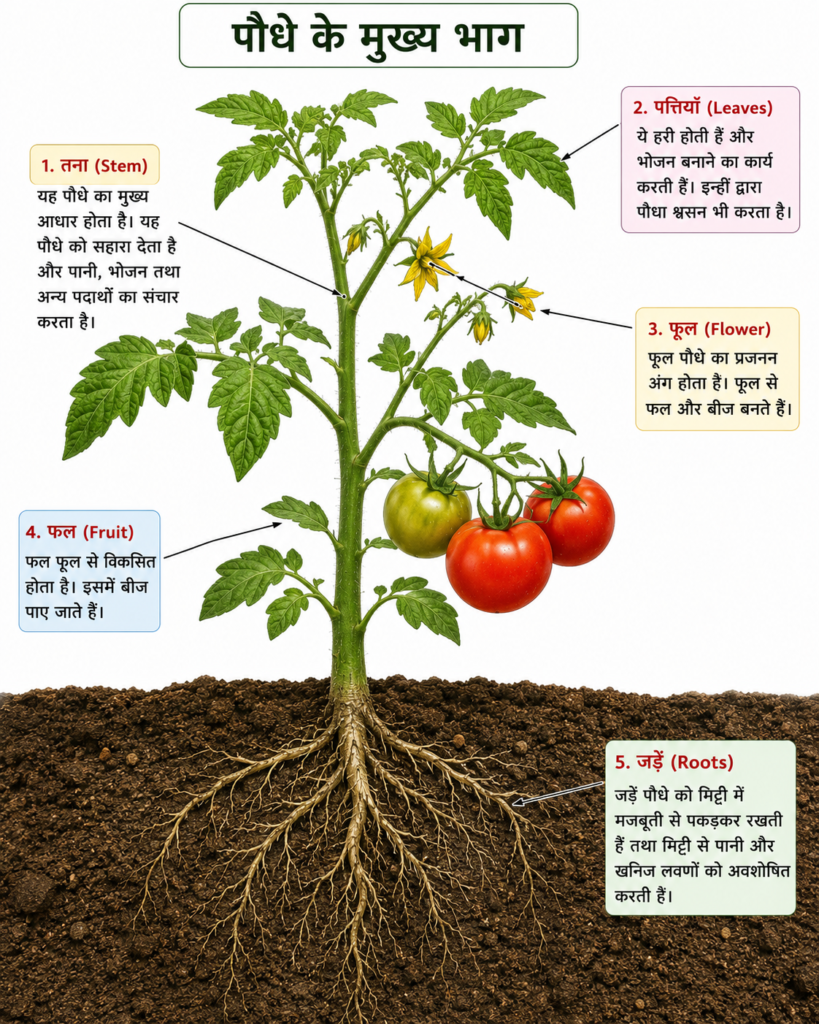 पुष्पी पादपों की आकारिकी