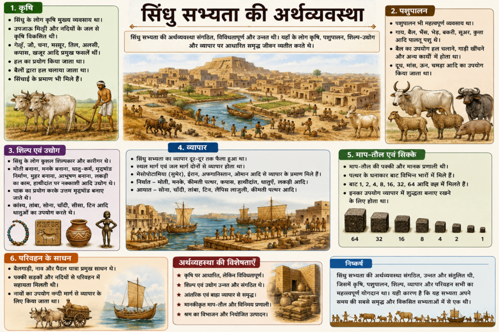 सिंधु सभ्यता की अर्थव्यवस्था