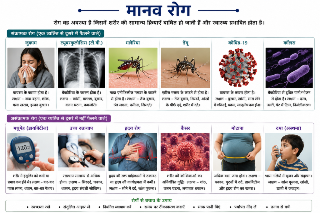 मानव रोग